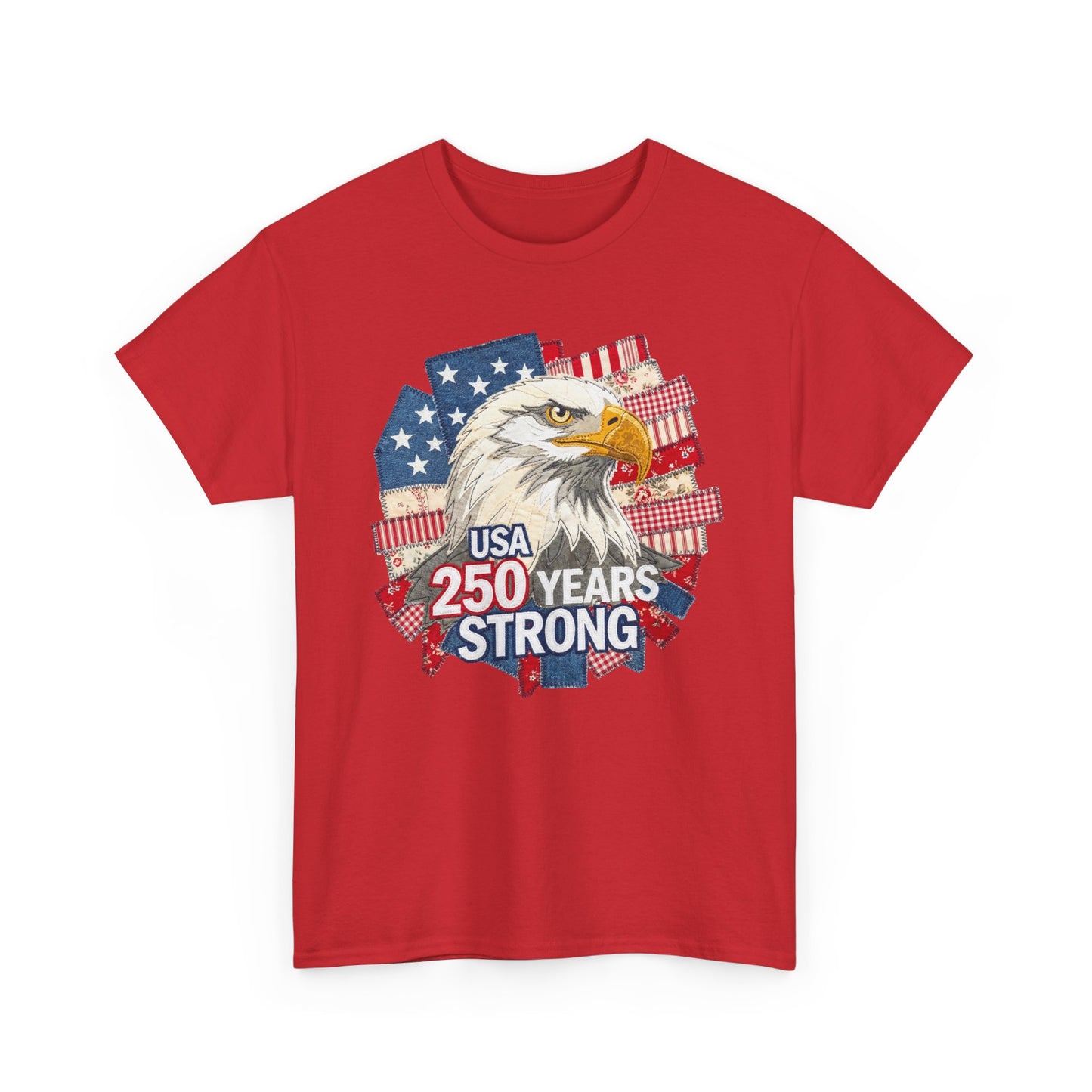 Patriotic Eagle T‑Shirt – USA 250 Years Strong Independence Day Tee