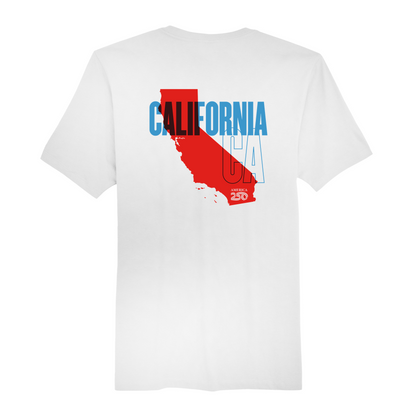 Mens Medium White Short Sleeve Tee