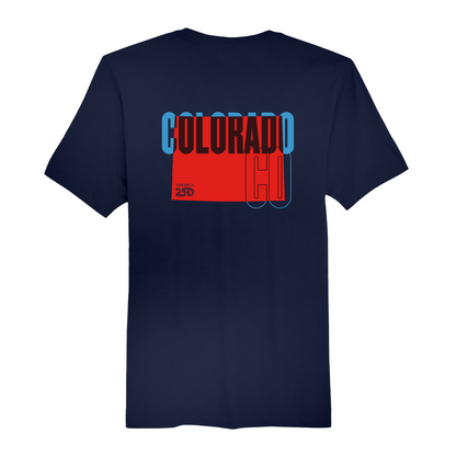 Mens Medium Navy Short Sleeve Tee