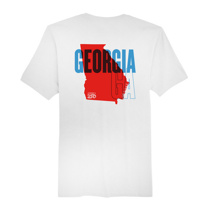 Mens Medium White Short Sleeve Tee