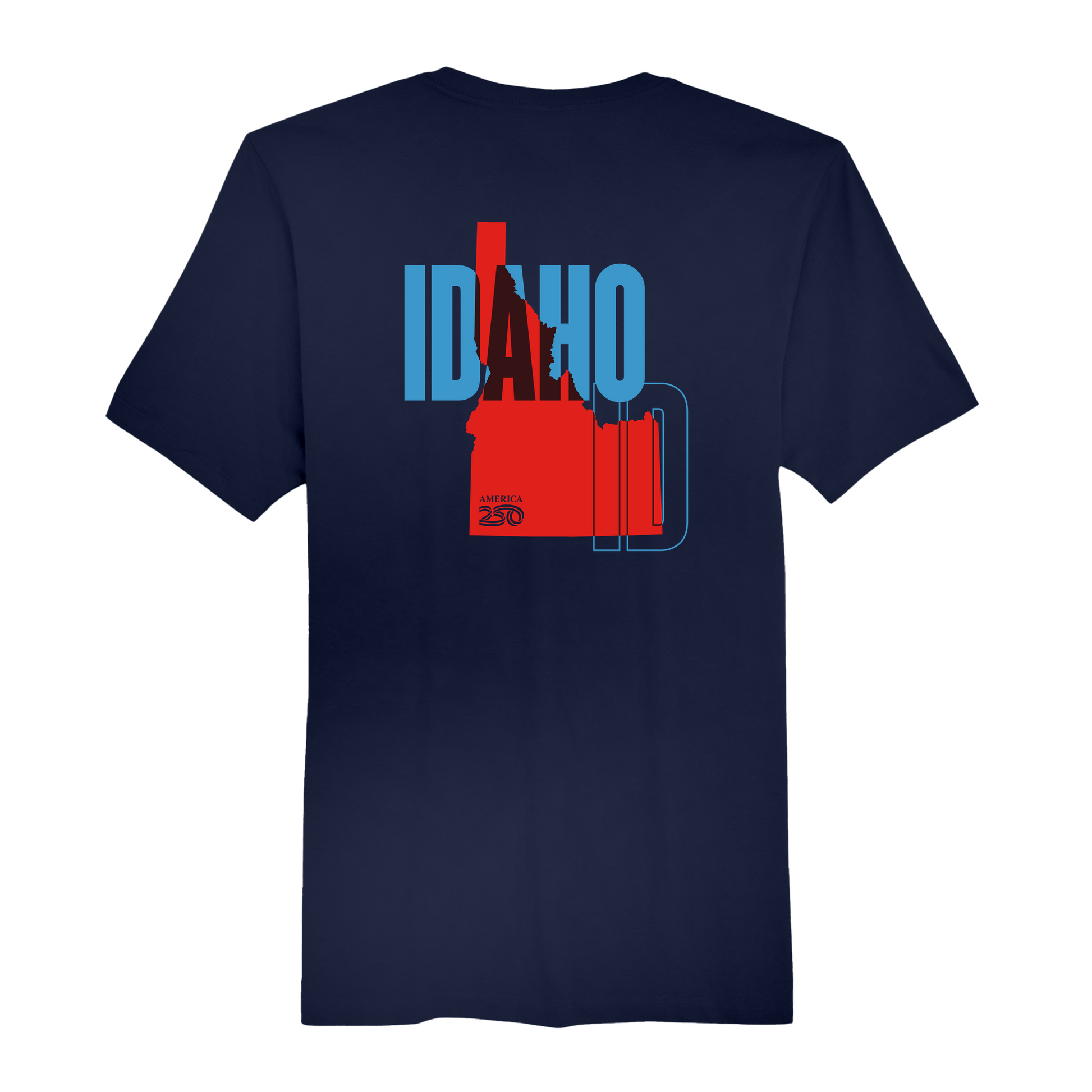 Mens Medium Navy Short Sleeve Tee