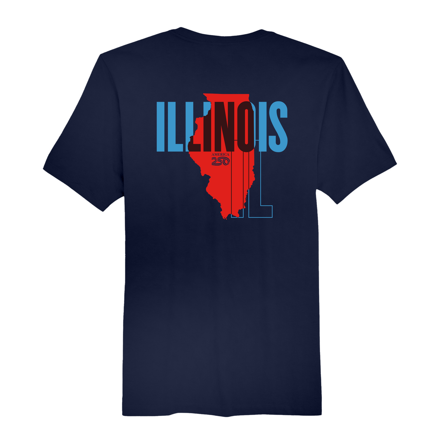 Mens Medium Navy Short Sleeve Tee