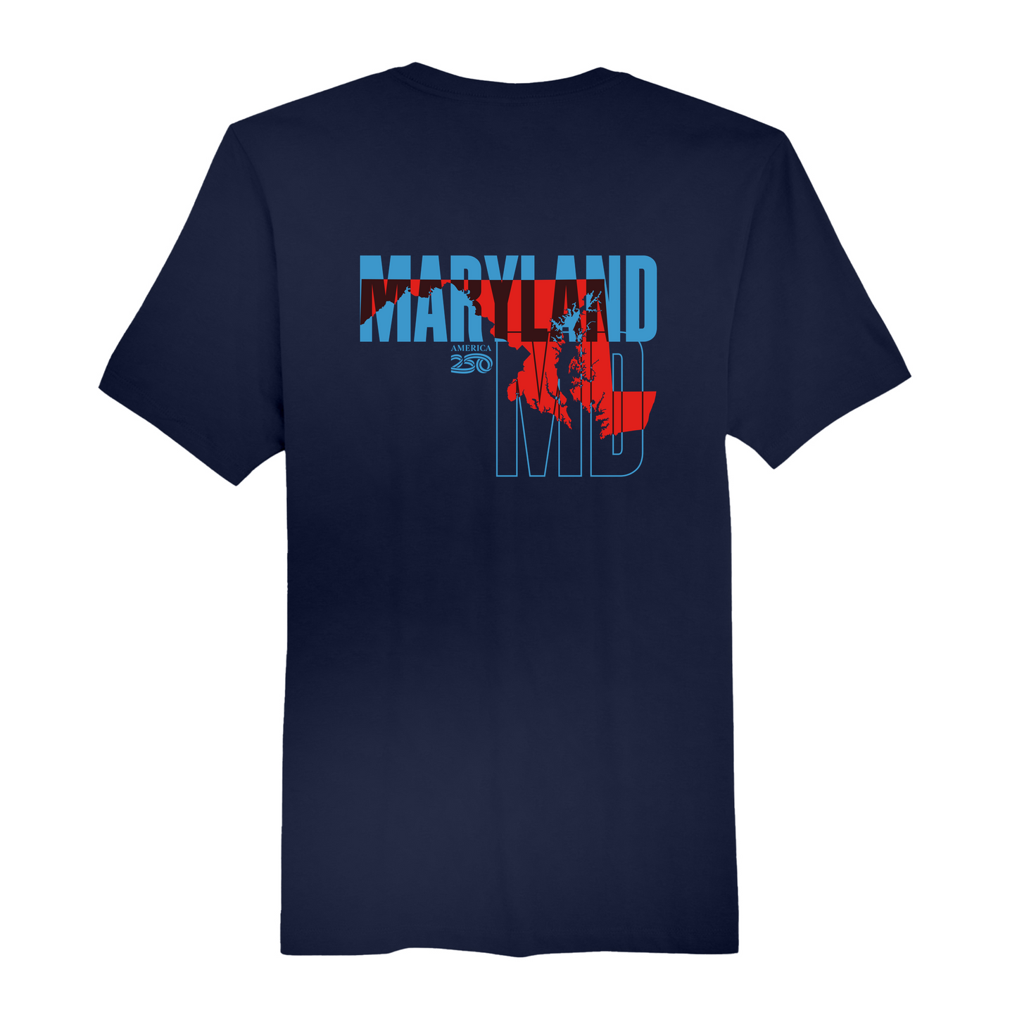 Mens Medium Navy Short Sleeve Tee