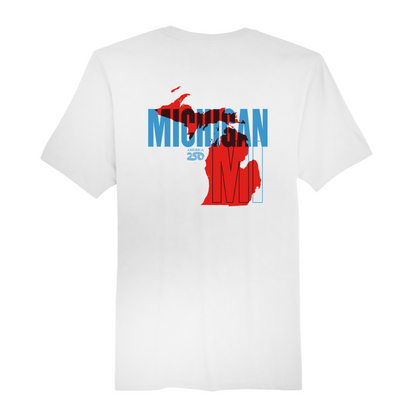 Mens Medium White Short Sleeve Tee