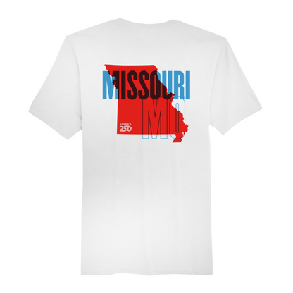 Mens Medium White Short Sleeve Tee