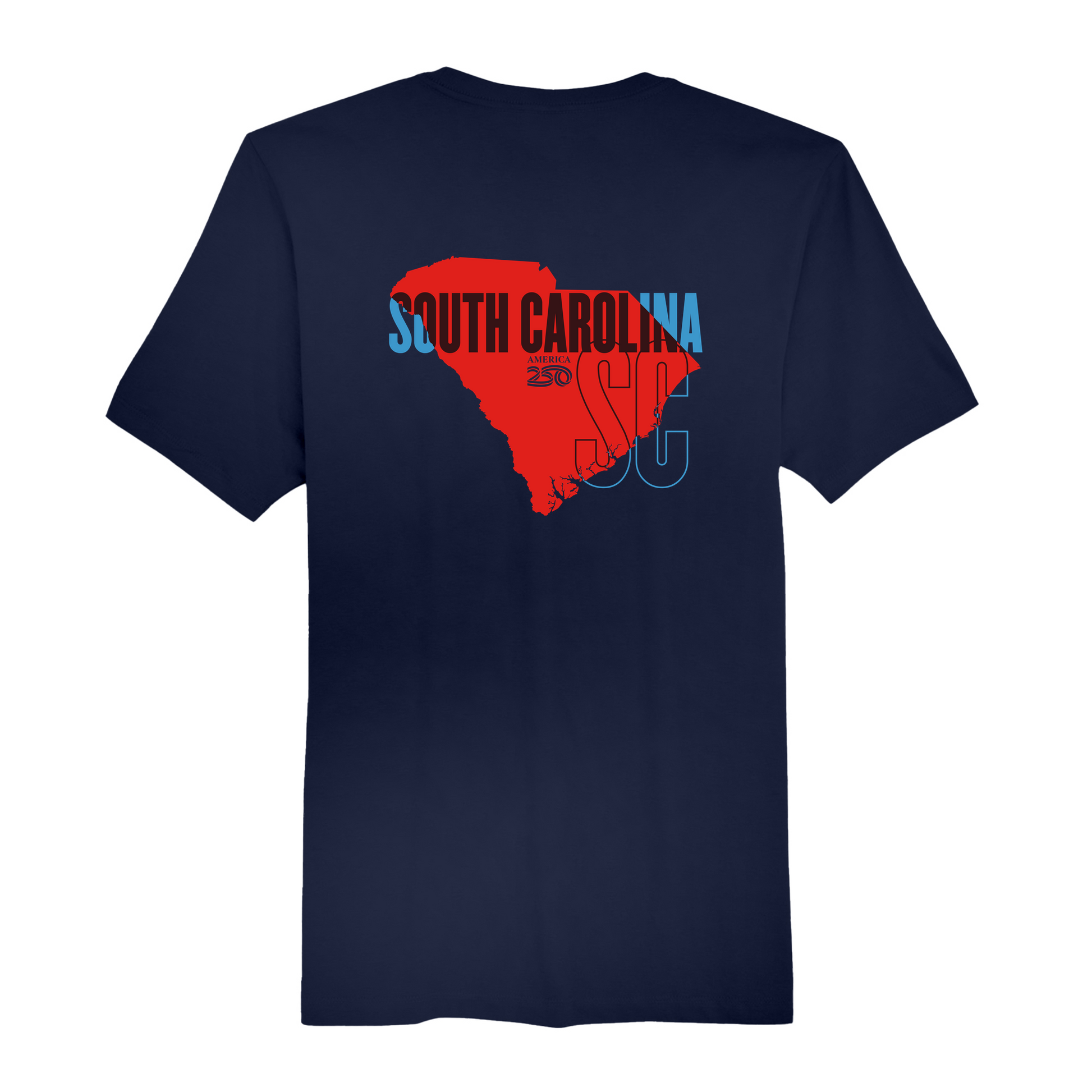 Mens Medium Navy Short Sleeve Tee