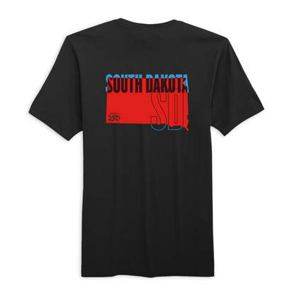 Mens Medium Black Short Sleeve Tee