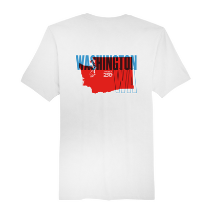 Mens Medium White Short Sleeve Tee