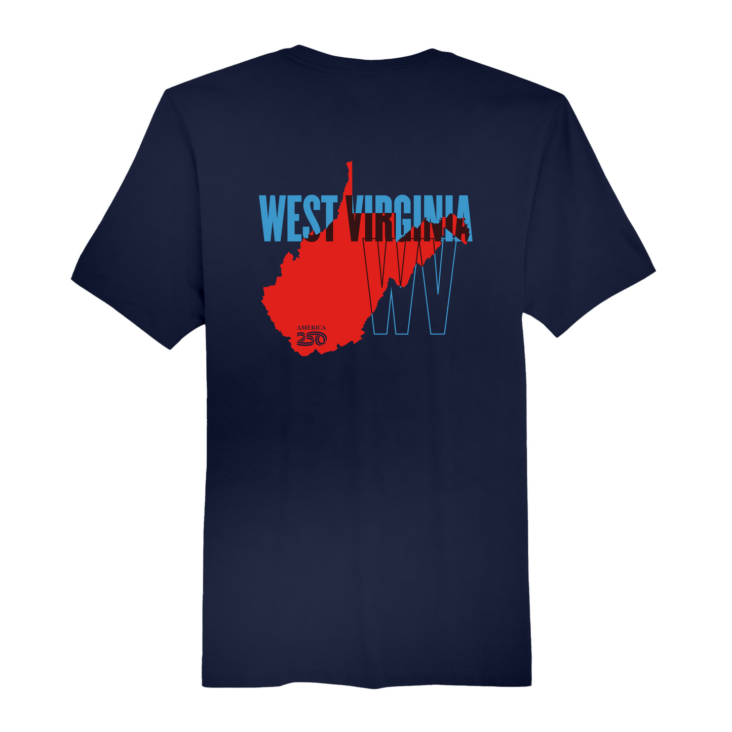 Mens Medium Navy Short Sleeve Tee
