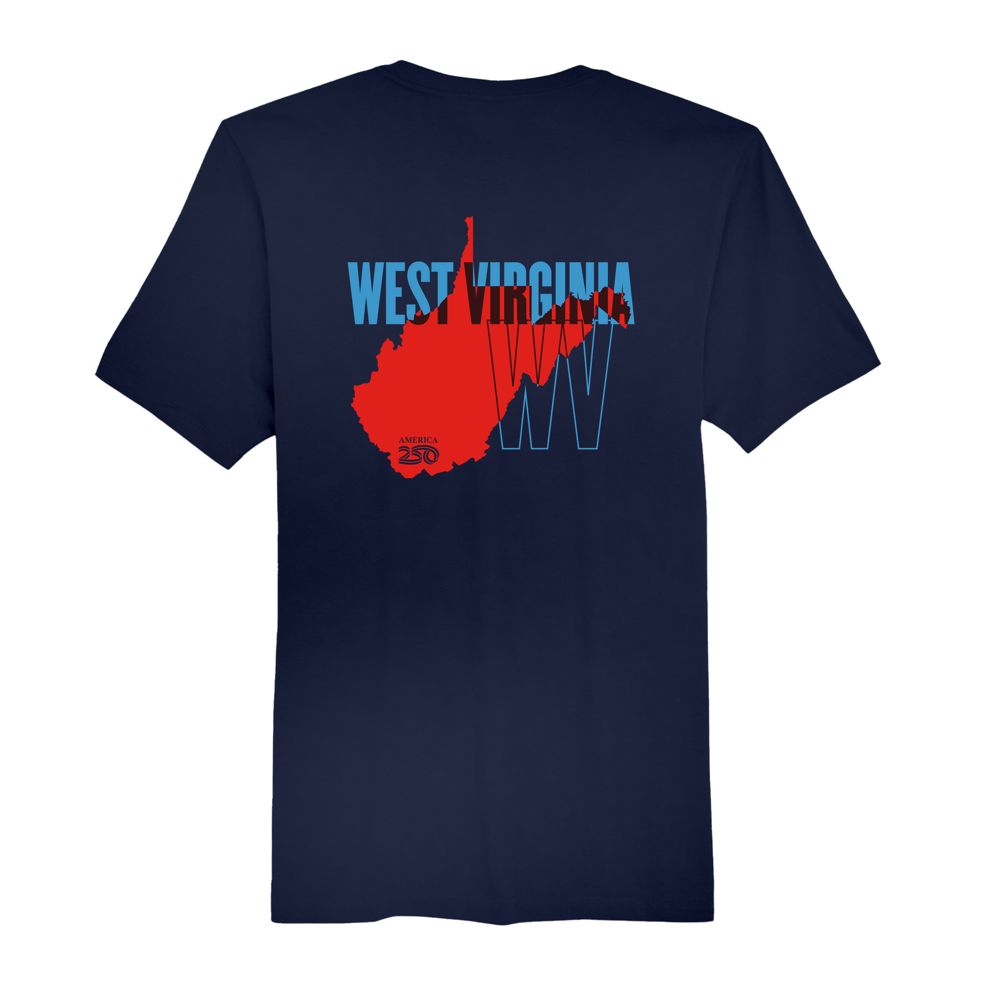 Mens Medium Navy Short Sleeve Tee
