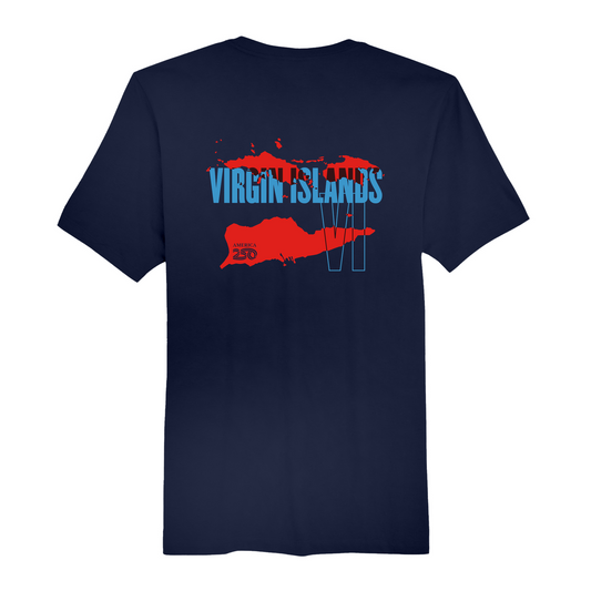 Mens Medium Navy Short Sleeve Tee