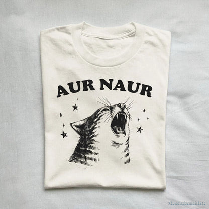 T-Shirt Aur Naur Vintage Cat Shirt