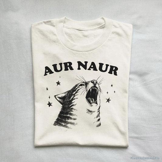 T-Shirt Aur Naur Vintage Cat Shirt