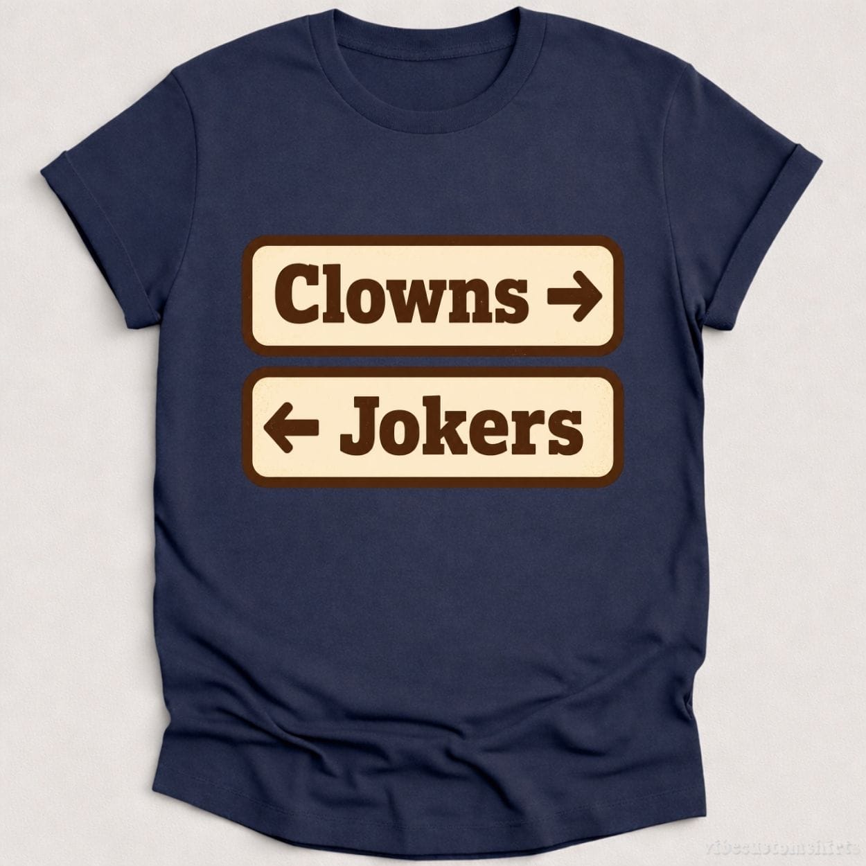 T-Shirt Heather Navy / S Clowns And Jokers Funny Shirt