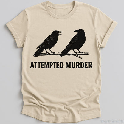 T-Shirt Natural / S Attempted Murder Vintage Crows Shirt