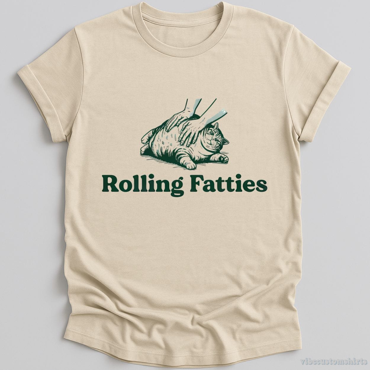 T-Shirt Natural / S Rolling Fatties Shirt