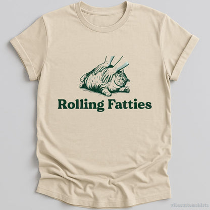 T-Shirt Natural / S Rolling Fatties Shirt