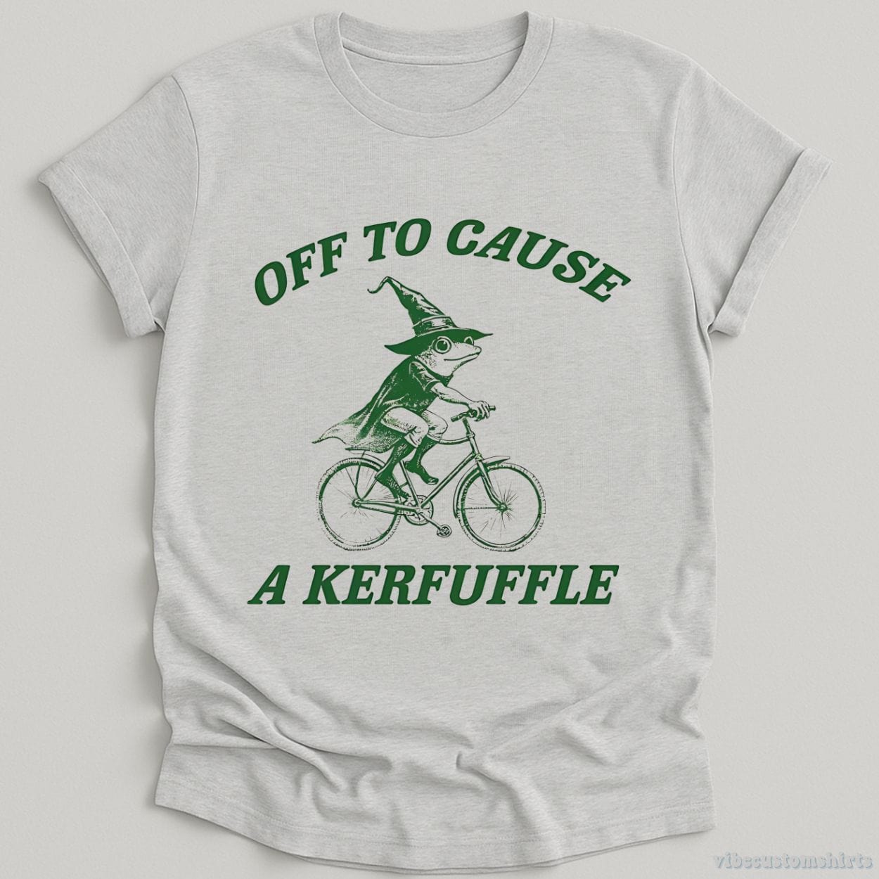 T-Shirt Sport Grey / S Off To Cause A Kerfuffle Wizard Frog Shirt